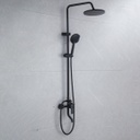 Royal Homes Shower Faucet - Stainless Steel - Black 