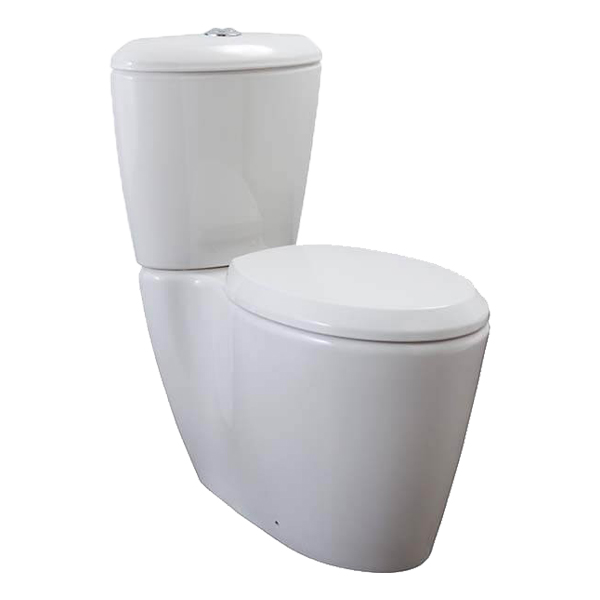 American Standard Elemento Toilet S-trap Seat/ White Kit San