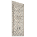 Classy Homes Rugs Beige Oriental 2'x6'