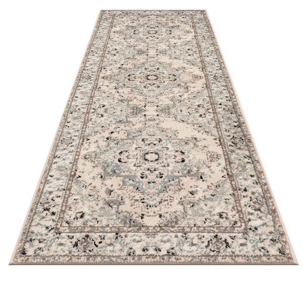 Classy Homes Rugs Beige Oriental 2'x6'