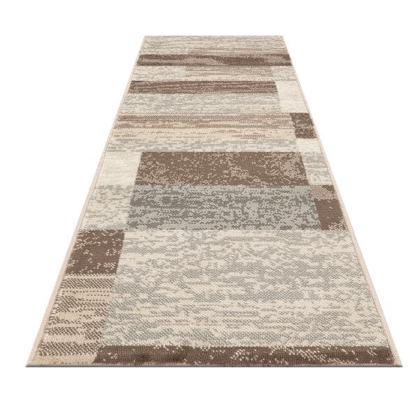 Classy Homes Rugs Brown Striped 2'x6'