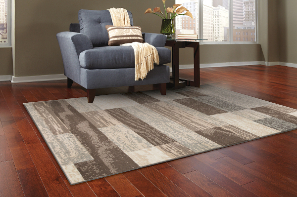 Classy Homes Rugs  Brown Striped 8'x10'