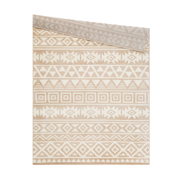 L'Baiet Rugs Beige Geometric 4'x6'