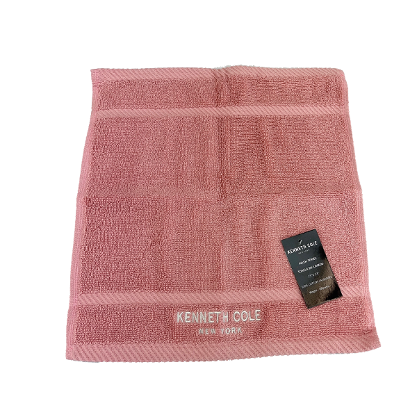 Kenneth Cole Face Towel 13in Pink