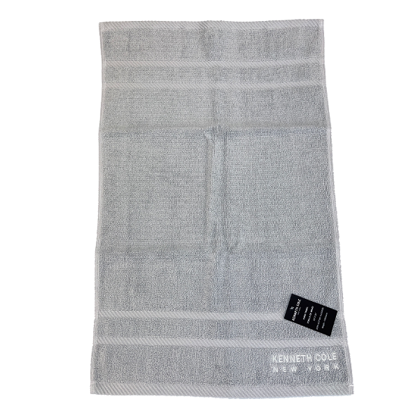 Kenneth Cole Hand Towel 16x24in Silver