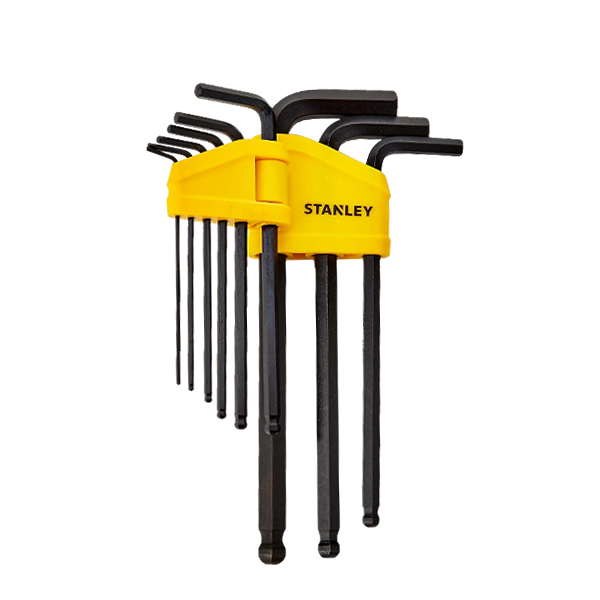 Stanley 9 Piece Metric Round End Long Hex Key Set