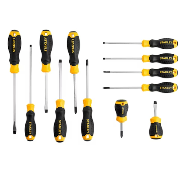 Stanley CushionGrip Screwdrivers - Set of 20