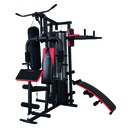 Gym Master Home Gym with Punching Bag and Curved Bench