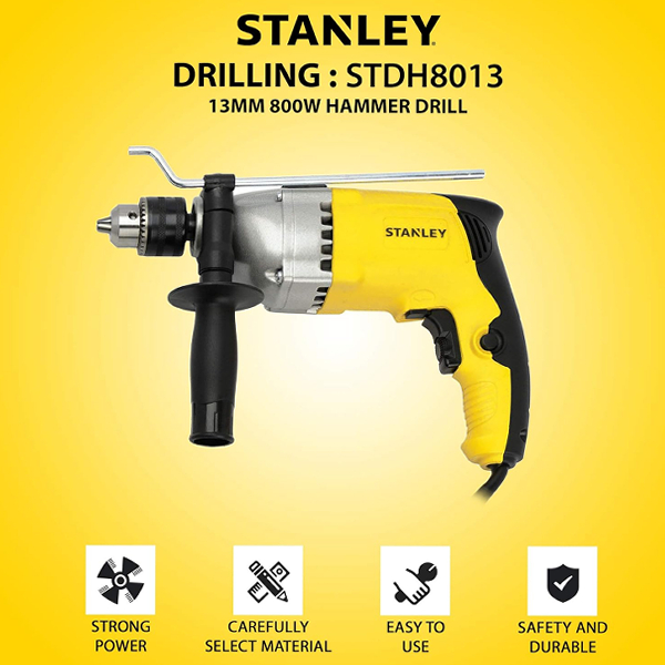 Stanley Hammer Drill 800W 13mm