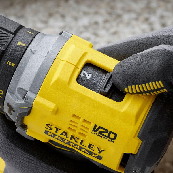 Stanley Brushless Hammer Drill 20V 13mm Incl. 2 Batteries and Case