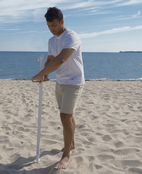 Nautica Beach Umbrella 7 Ft. Rainbow J-Class