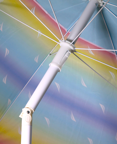 Nautica Beach Umbrella 7 Ft. Rainbow J-Class