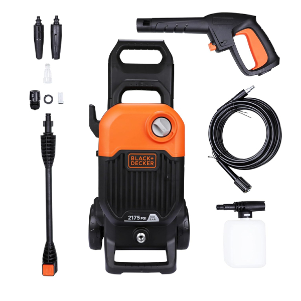 Black &amp; Decker Pressure Washer 2175 PSI | 150 BAR 8.5 L/min 1800W