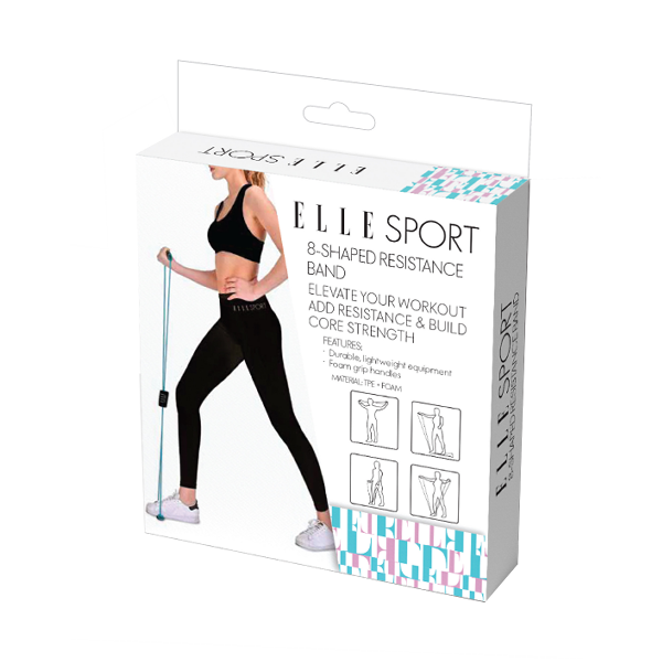 Elle Sport Resistance Band Figure 8, Blue