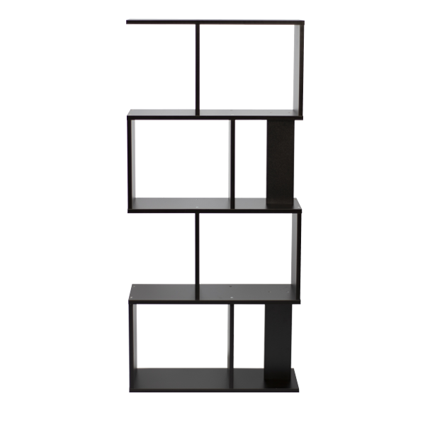 Kenneth Cole 4-Tier Bookshelf, Brown