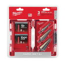 Milwaukee Cobalt Step Bit Kit, 3-Piece Set