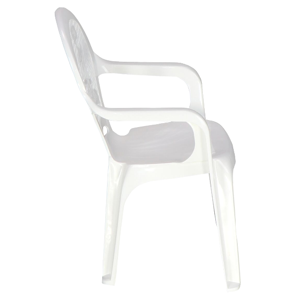 Tramontina Kids Plastic Arm Chair Catty White