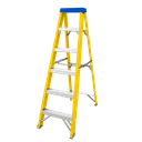 Wadfow 6-Step Single-Side Fiberglass Ladder