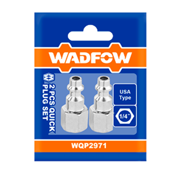 Wadfow 2pc Quick Plug Set (Female Thread Plugs)