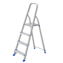 Wadfow 4-Step Household Ladder Steel &amp; Aluminium