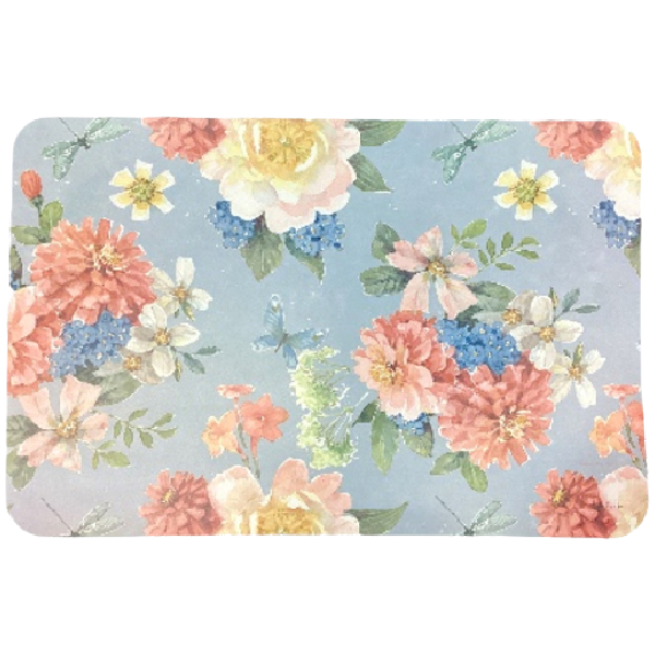 Counter Art Reversible Easy-Care Placemat, Spring Meadow