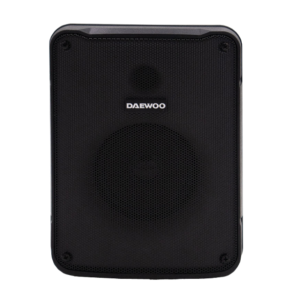 Daewoo Portable Rechargeable Party Speaker, Black