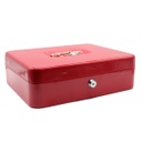 Royal Homes Black Metal Cash Box, 30*24*9 cm with 2 keys