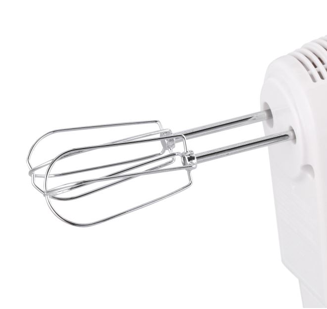 Black &amp; Decker Lightweight 5-Speed Hand Mixer, White