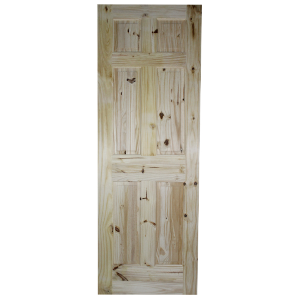 Royal Homes Knotty Pine Door 6 Panel 28x80