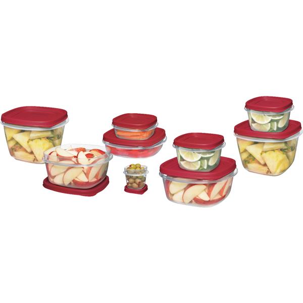 Rubbermaid Easy Find Lids 24-Piece Clear Food Storage Container Set