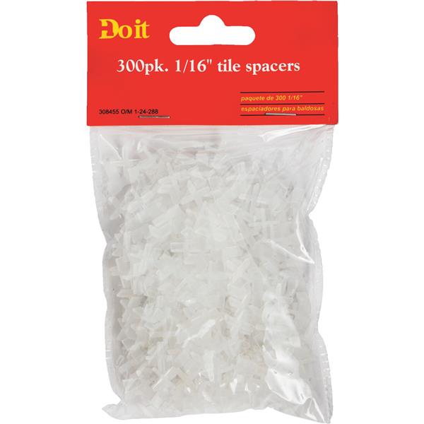 ****Do it Hard Tile Spacers 300-Pack 1/16 In White