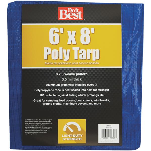 ****Do it Blue Woven 6 Ft. x 8 Ft. General Purpose Tarp