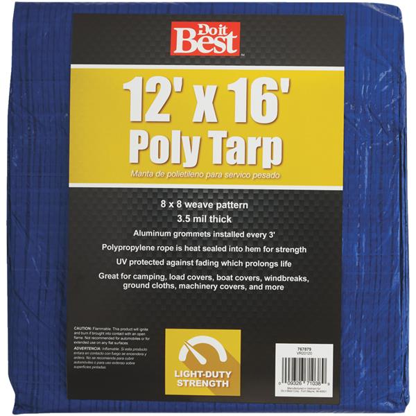 ****Do it Blue Woven 12 Ft. x 16 Ft. General Purpose Tarp