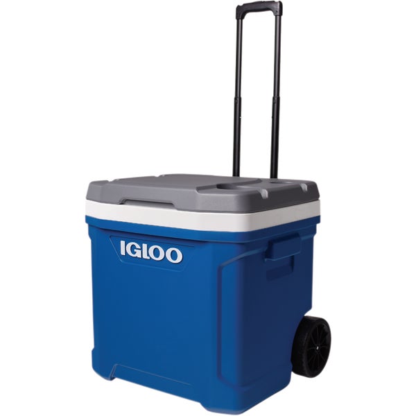 Igloo Latitude 2-Wheeled Cooler 60 Qt., Indigo Blue &amp; Meteorite