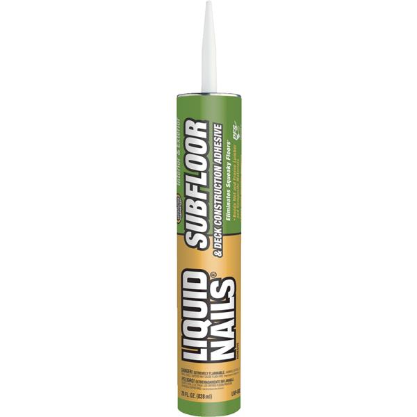 ****LIQUID NAILS 28 Oz. Subfloor &amp; Deck Construction Adhesive