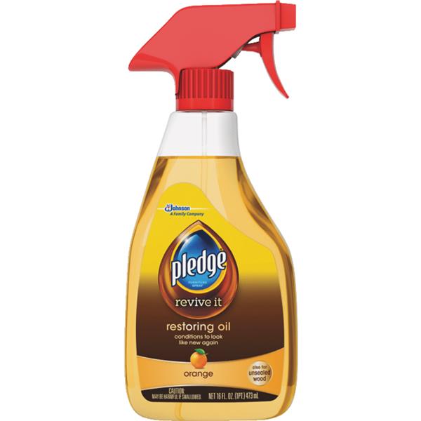 Pledge Expert Care Restoring Orange Oil Wood Cleaner 16 Oz.