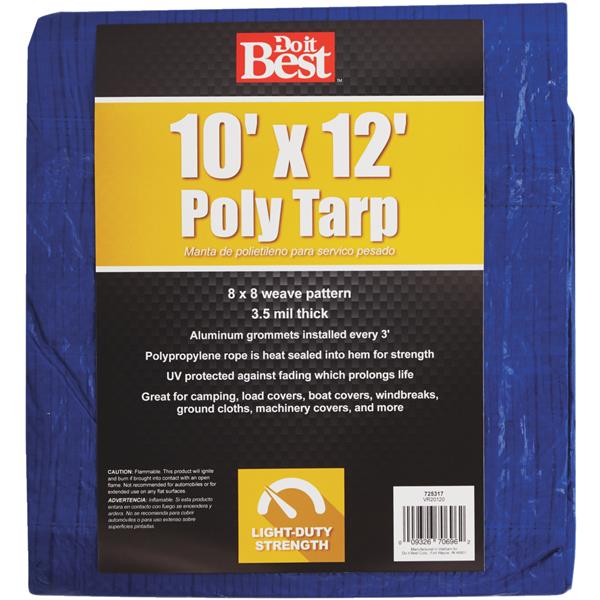 ****Do it Blue Woven 10 Ft. x 12 Ft. General Purpose Tarp