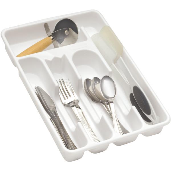 Rubbermaid Cutlery Tray 9 In. x 13.4 In. White