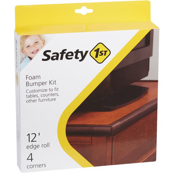 ^Safety 1st Adhesive Foam Brown Edge Roll and Corners Bumper Kit