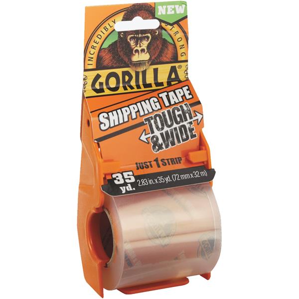 ****Gorilla 2.83 In. W. x 35 Yd. L. Clear Shipping Tape