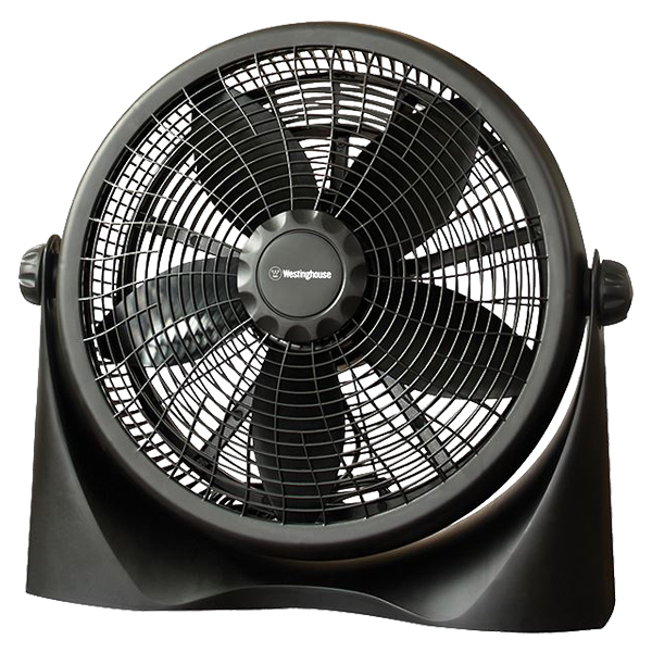 Westinghouse Floor Fan 16 In. 3-Speed 50W 120V, Black