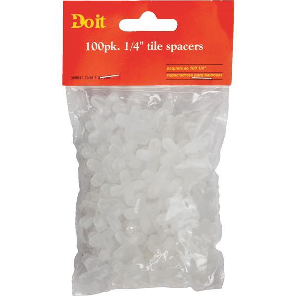 ****Do it Hard Tile Spacers 100-Pack 1/4 In White