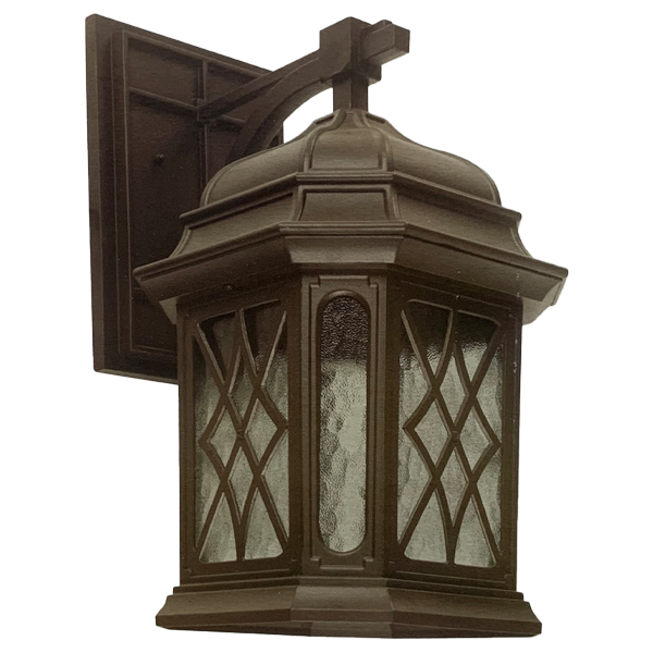 Royal Homes Exterior Outdoor Wall Lamp 1-Light Sand Brown E27 60W