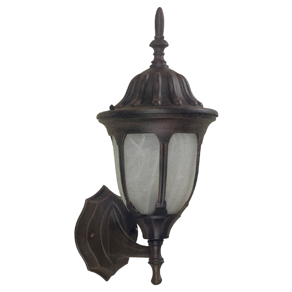 Royal Homes Outdoor Wall Lamp 1-Light Brushed Rust E27 60W