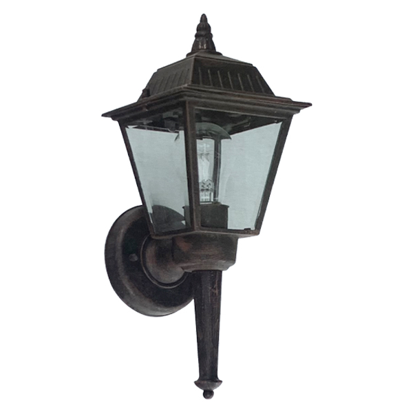 Royal Homes Exterior Outdoor Wall Lamp 1-Light Rust E27 60W