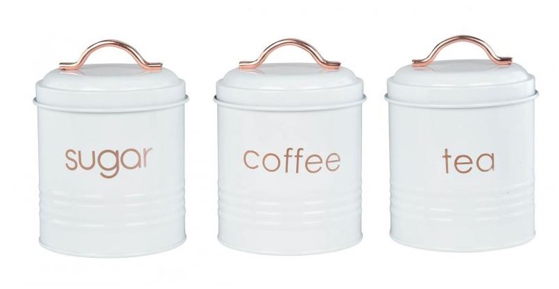 ^Elle Decor 3pc Canister Set