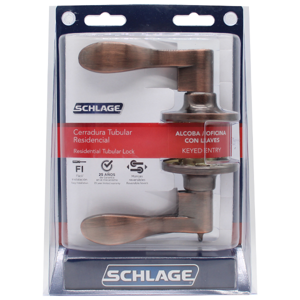 Schlage-Residential Tubular Lock Keyed Entry 7707007703257