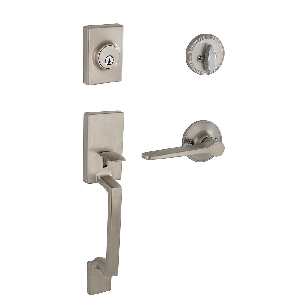 ****	Schlage Entry Handleset Lares x Talia Single Cylinder Deadbolt 630 7707007710736