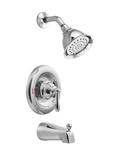 Moen Caldwell Chrome Posi-Temp Bath/Shower Set