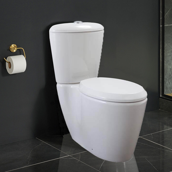 American Standard Elemento Toilet S-trap Seat/ White Kit San